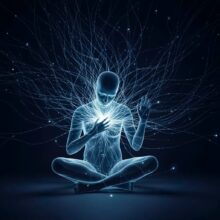 An ethereal image illustrating how to overcome loneliness, showing a solitary figure finding inner light and connection, representing a solution to isolation